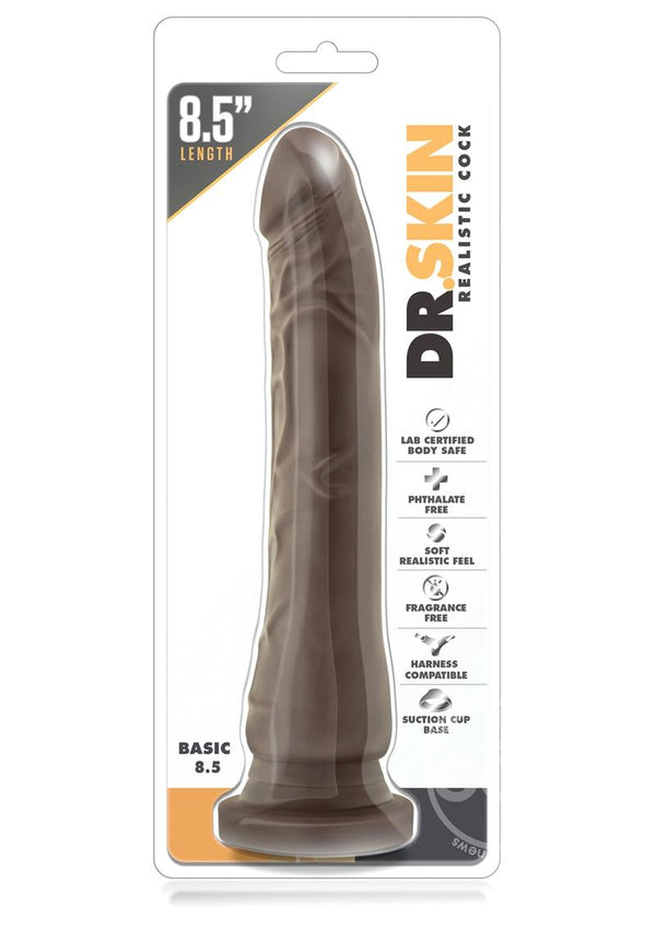 Dr. Skin Realistic Cock Basic 8.5 Dildo 8.5in