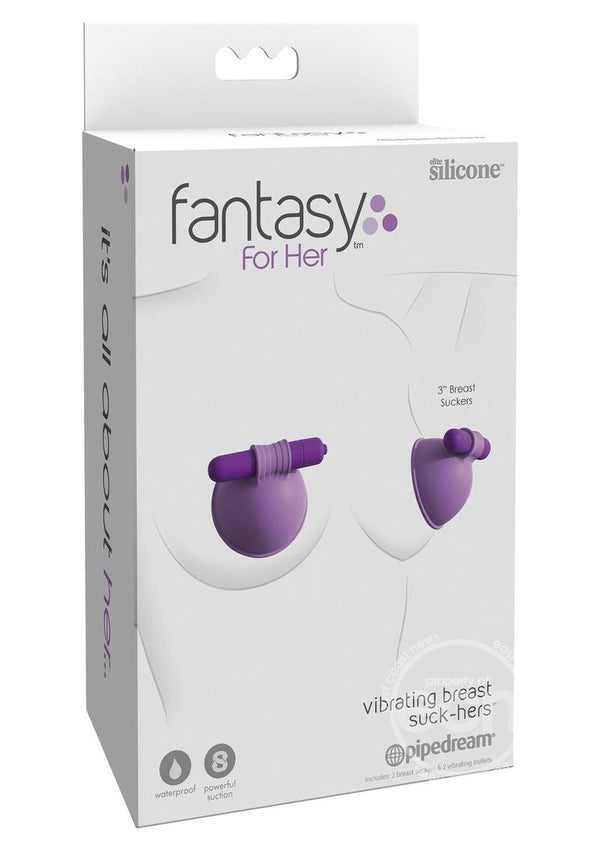 Fantasy For Her Silicone Vibrating Breast Suck-Hers