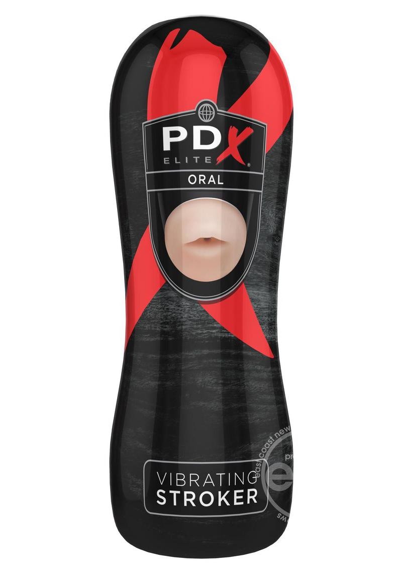 PDX Elite Vibrating Masturbator with Bullet