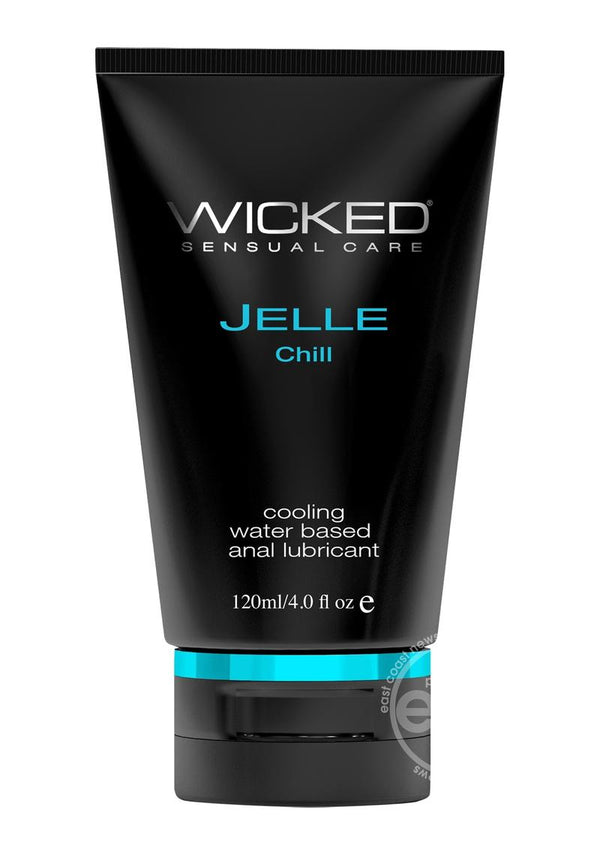 Wicked Jelle Chill Water Based Cooling Anal Gel 4oz