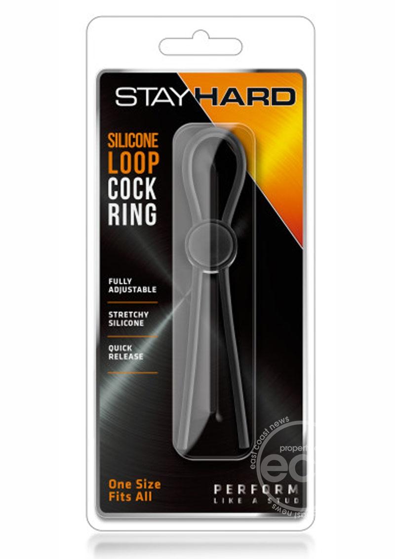 Stay Hard Silicone Loop Cock Ring