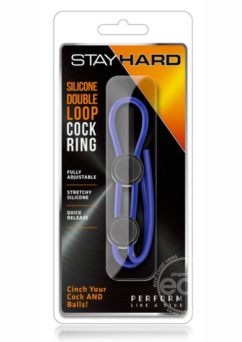 Stay Hard Silicone Double Loop Cock Ring