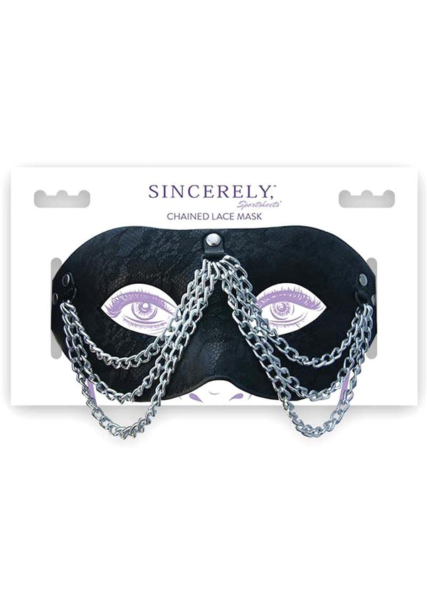 Sincerely Chained Lace Mask