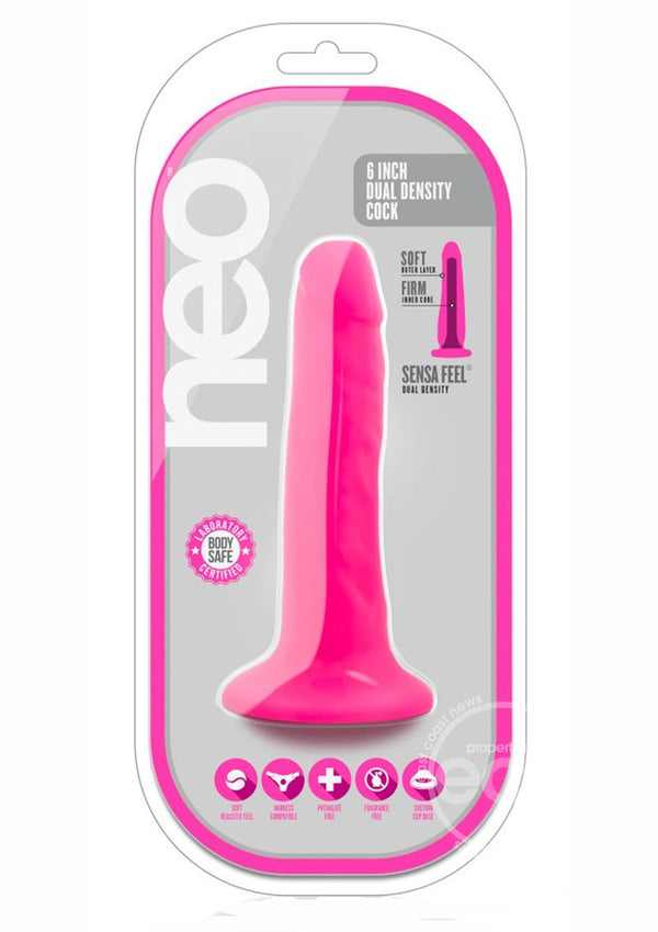 Neo Dual Density Dildo 6in