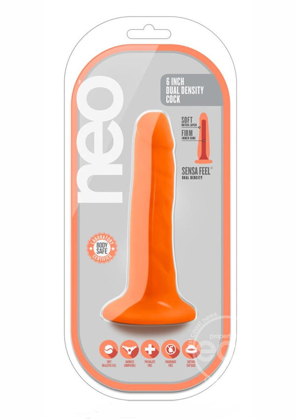 Neo Dual Density Dildo 6in