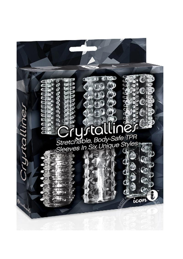 The 9's - Crystalline Cock Sleeves (6 per pack)