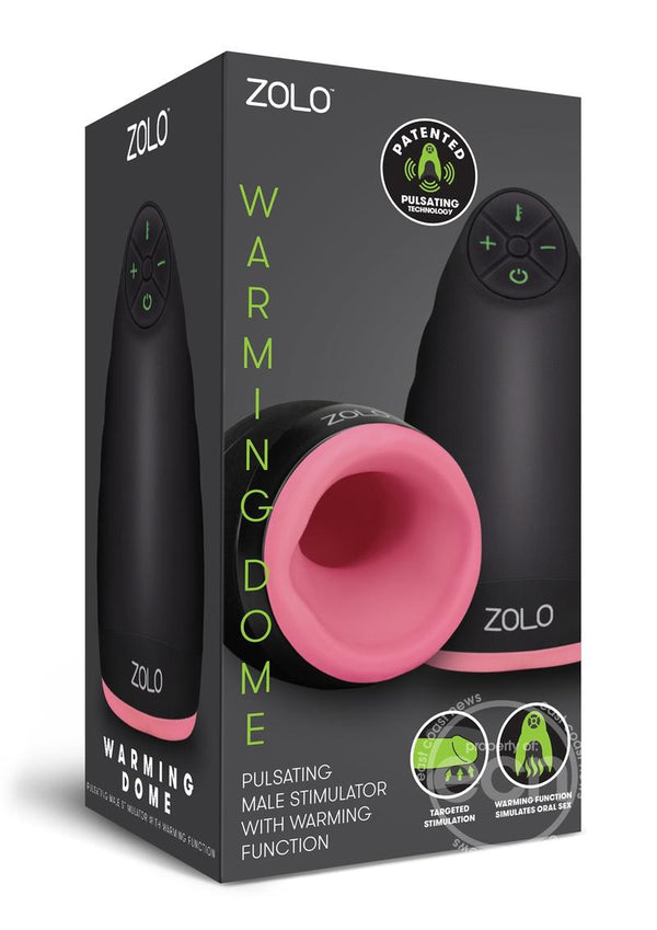 ZOLO Warming Dome Rechargeable Vibrating Masturbator