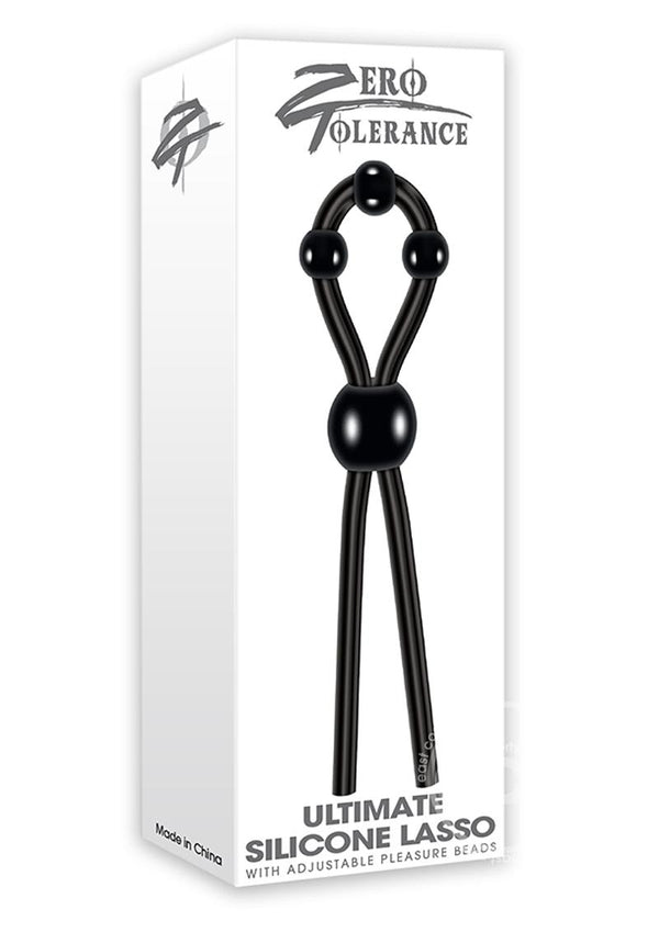 Zero Tolerance Ultimate Silicone Lasso with Adjustable Pleasure Beads