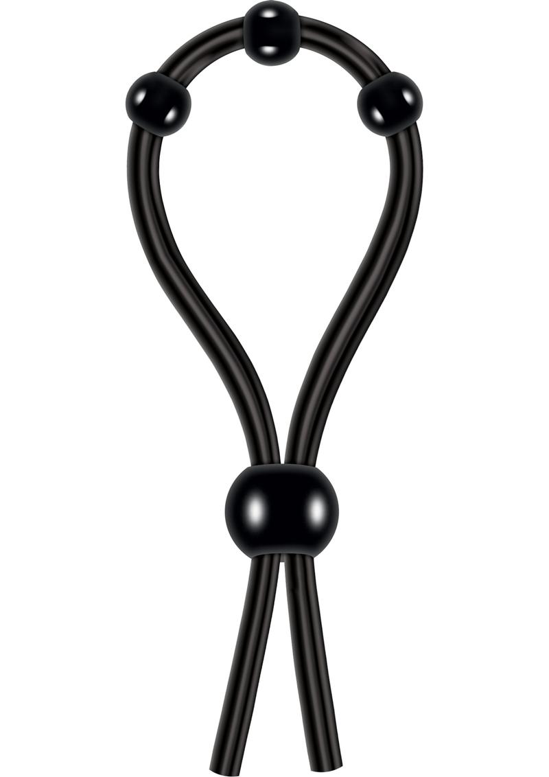 Zero Tolerance Ultimate Silicone Lasso with Adjustable Pleasure Beads