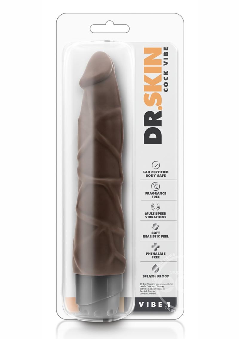 Dr. Skin Cock Vibe 1 Vibrating Dildo 9in