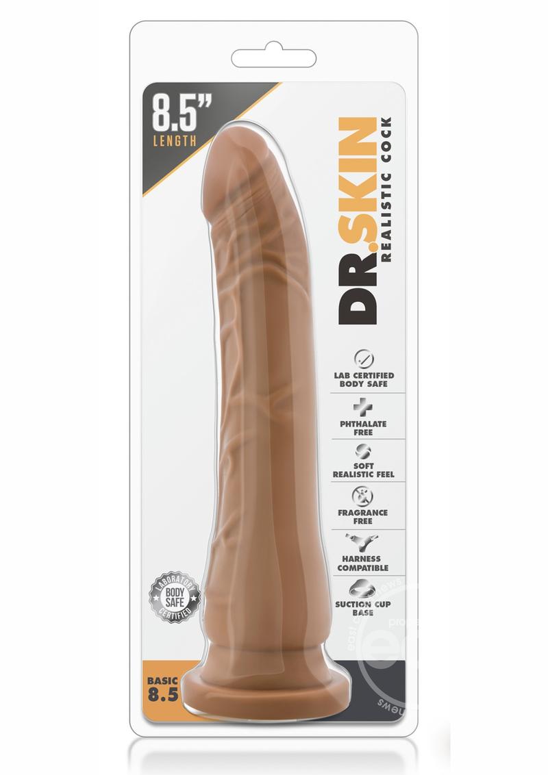 Dr. Skin Realistic Cock Basic 8.5 Dildo 8.5in