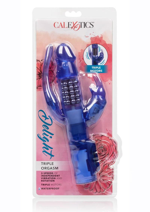 CalExotics Delight Triple Orgasm Rotating Rabbit Vibrator