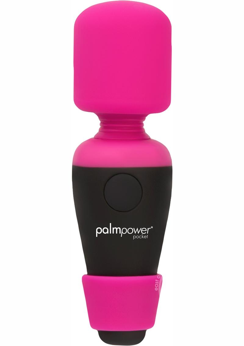 PalmPower Pocket Silicone Rechargeable Mini Wand Massager