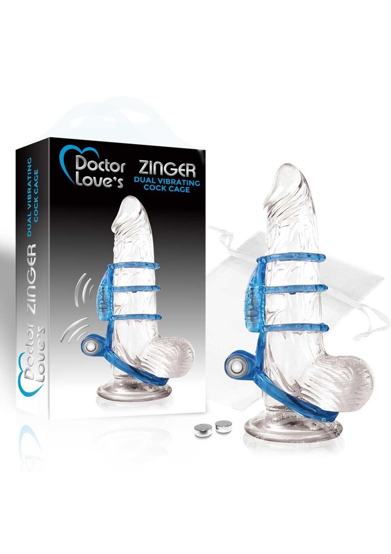 Doctor Love's Zinger Dual Vibrating Cock Cage