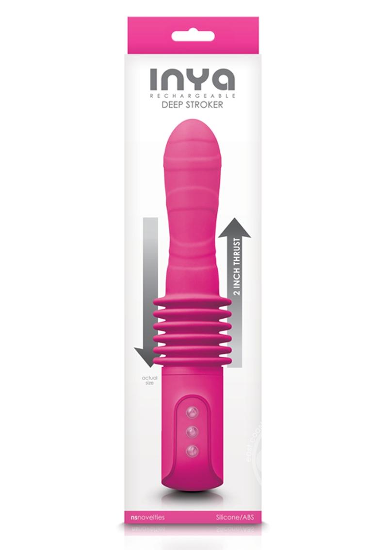 Inya Deep Stroker Silicone Rechargeable Vibrator