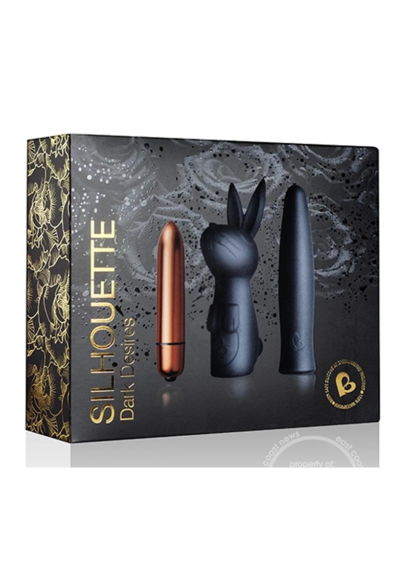 Silhouette Dark Desires Kit Silicone Sleeves and Bullet Vibrator