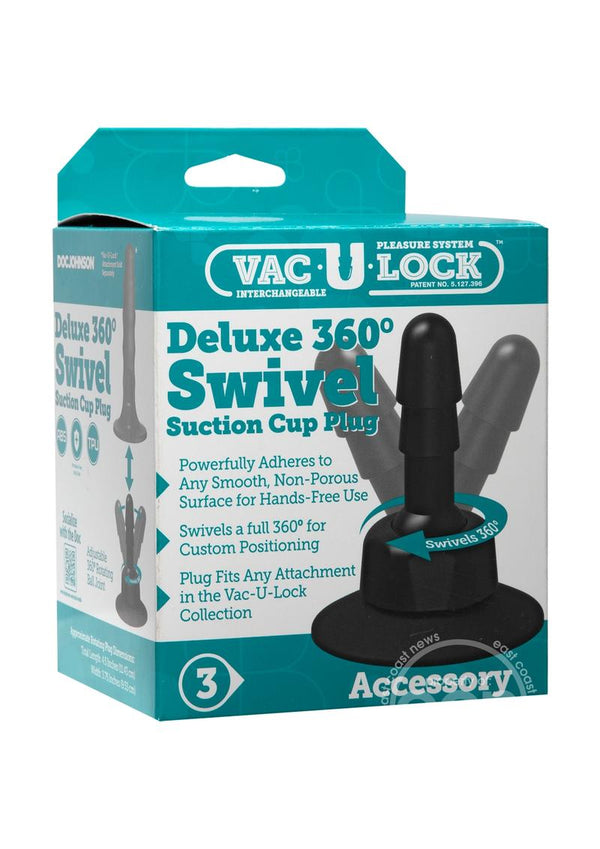 Vac U Lock Deluxe 360 Swivel Suction Cup Plug