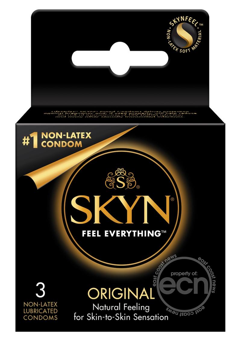 Lifestyles Skyn Non Latex Lubricated Condoms 3-Pack