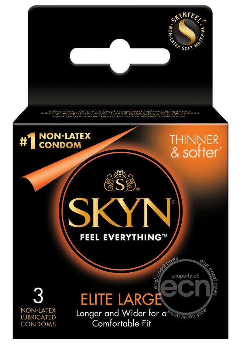 Lifestyles Skyn Non Latex Lubricated Condoms 3-Pack