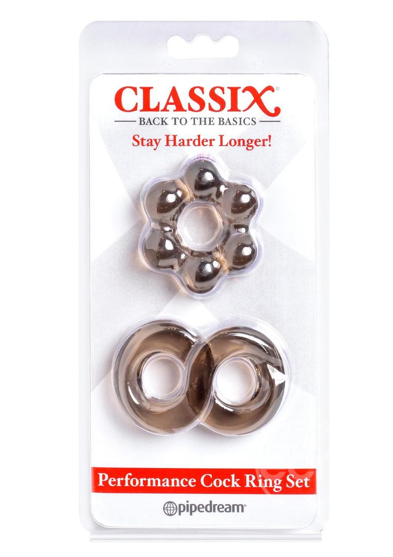 Classix Performance Cock Ring Set (2 piece kit)