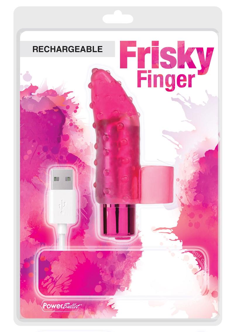 PowerBullet Frisky Finger Rechargeable Finger Massager