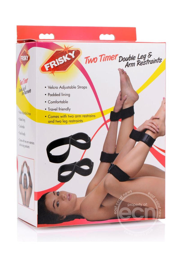 Frisky Two Timer Double Leg and Arm Restraints