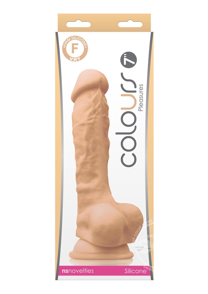 Colours Pleasures Silicone Dildo 7in