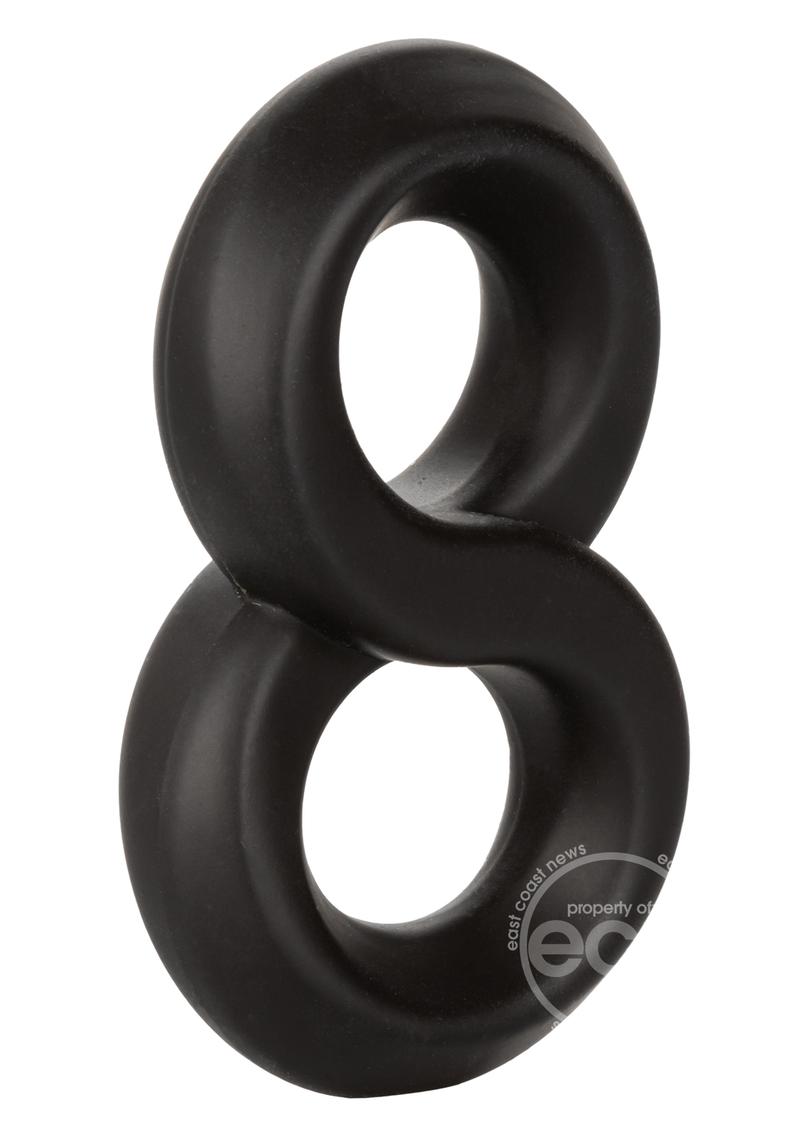 Ultra-Soft Crazy 8 Dual Silicone Cock Ring