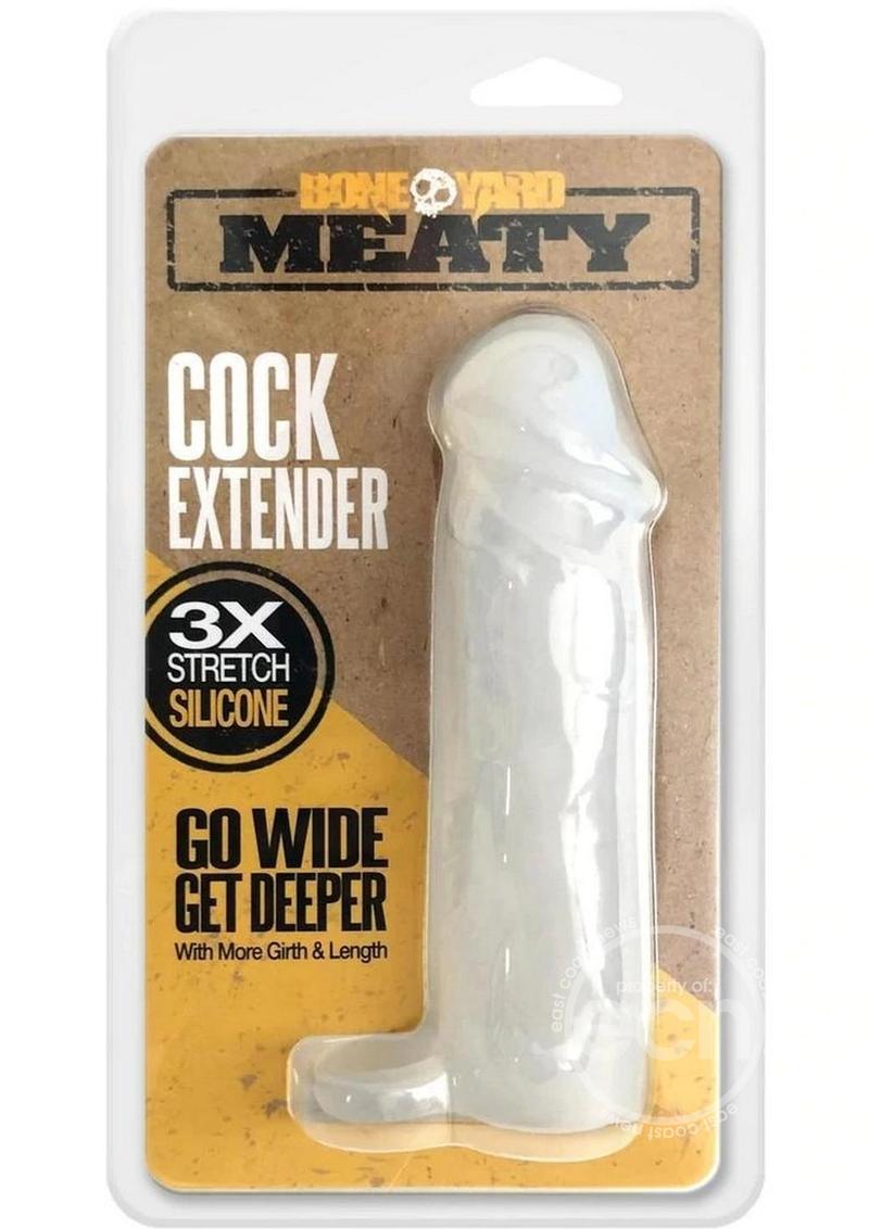 Boneyard Meaty 3X Stretch Silicone Penis Extender 6.5in