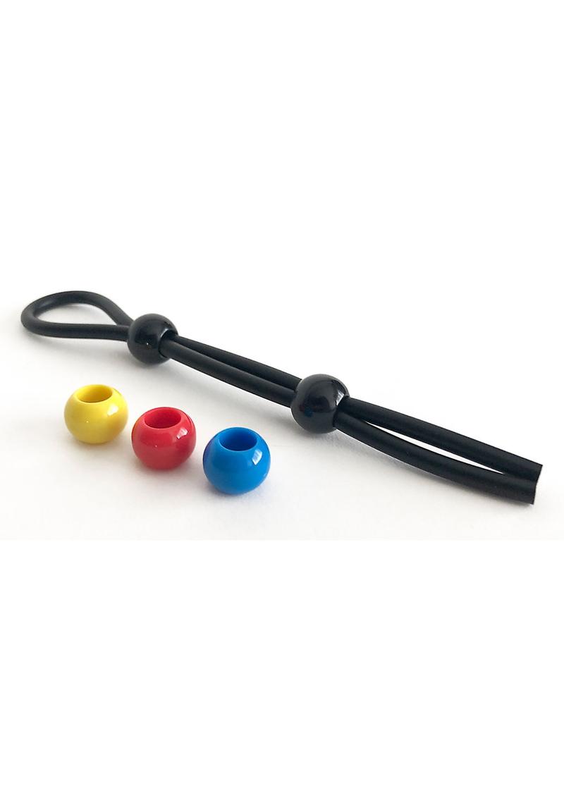 Boneyard Double Slide Cock Leash 3X Stretch Silicone