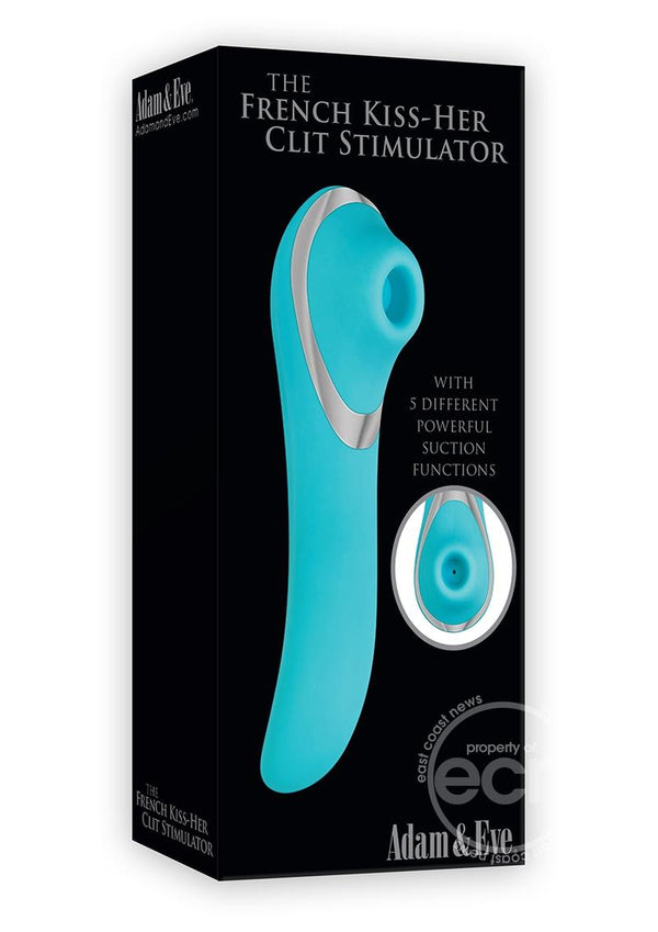 Adam & Eve The French Kiss Her Rechargeable Silicone Clit Stimulator