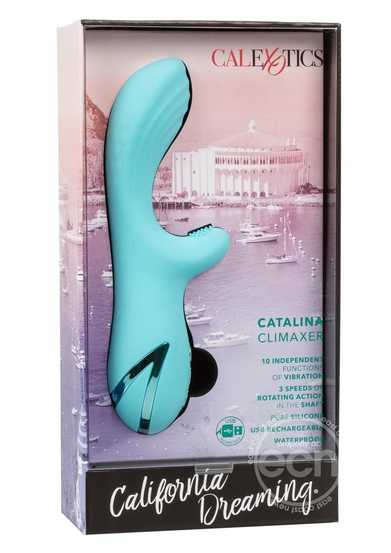 California Dreaming Catalina Climaxer Rechargeable Rotating Silicone Vibrator