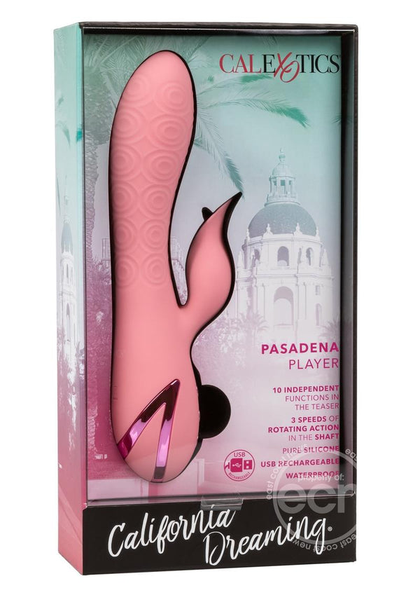 California Dreaming Pasadena Player Rechargeable Rotating Silicone Vibrator