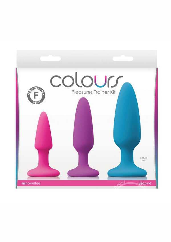 Colours Pleasures Trainer Kit Silicone Anal Plugs Assorted Sizes