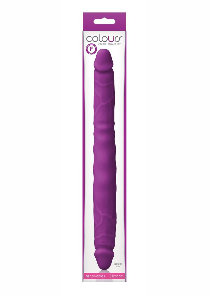 Colours Double Pleasures Silicone Double Dildo 12in