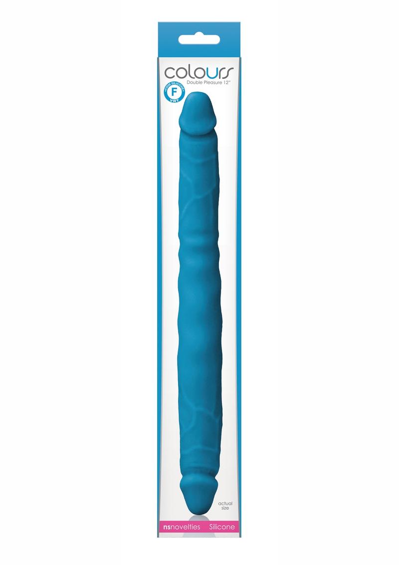 Colours Double Pleasures Silicone Double Dildo 12in