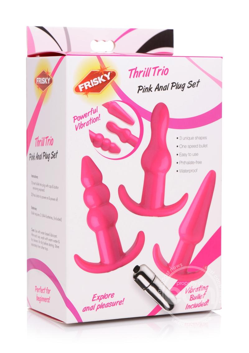 Frisky Thrill Trio Anal Plug Set