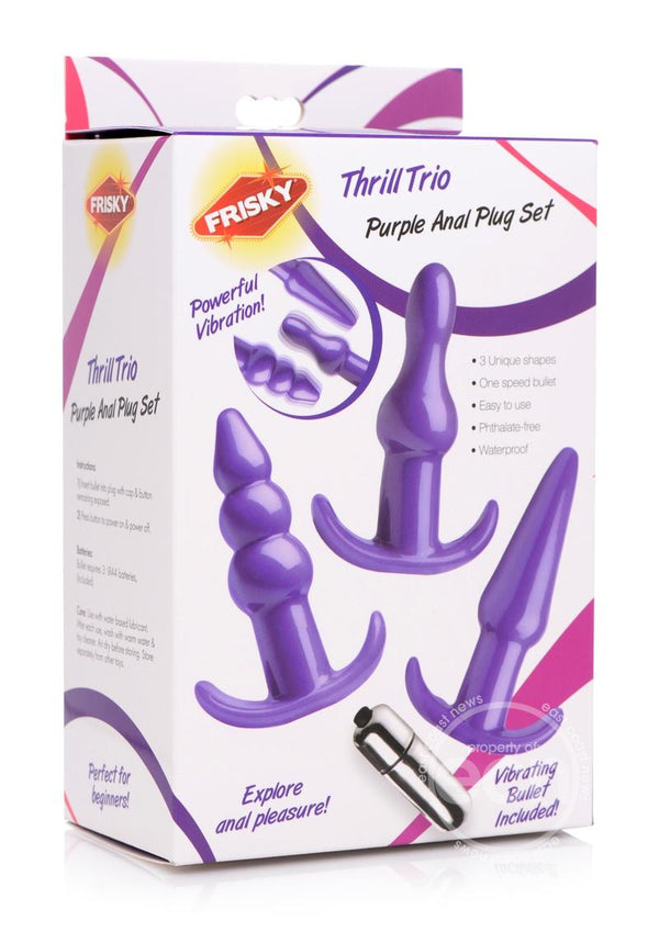 Frisky Thrill Trio Anal Plug Set