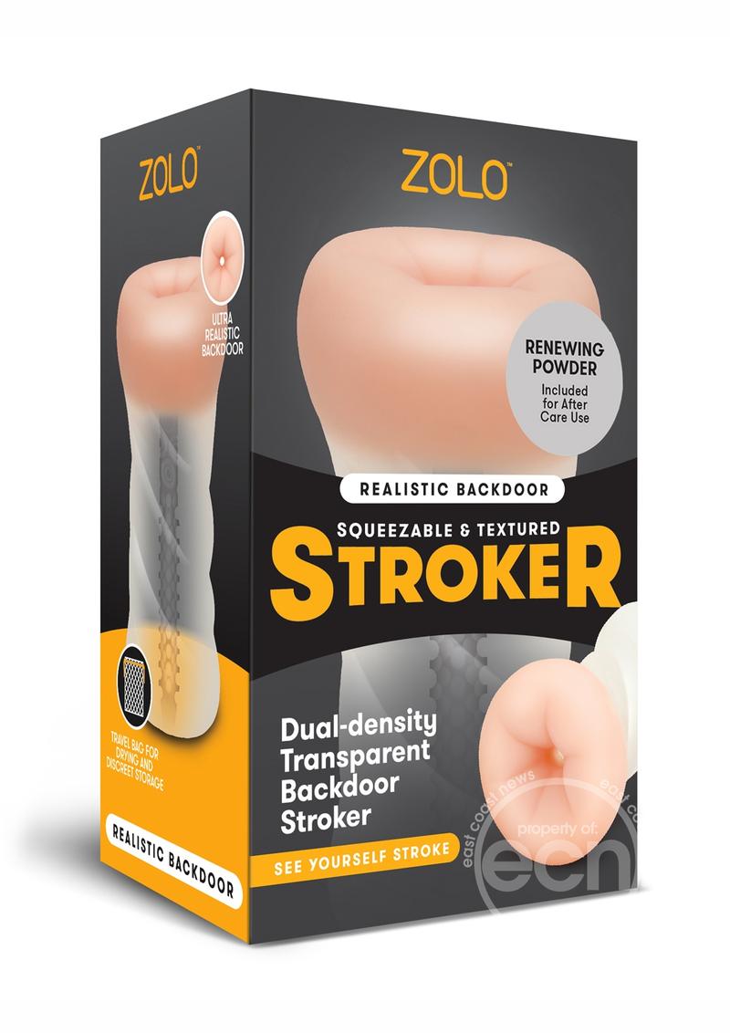 ZOLO Realistic Squeezable & Textured Stroker