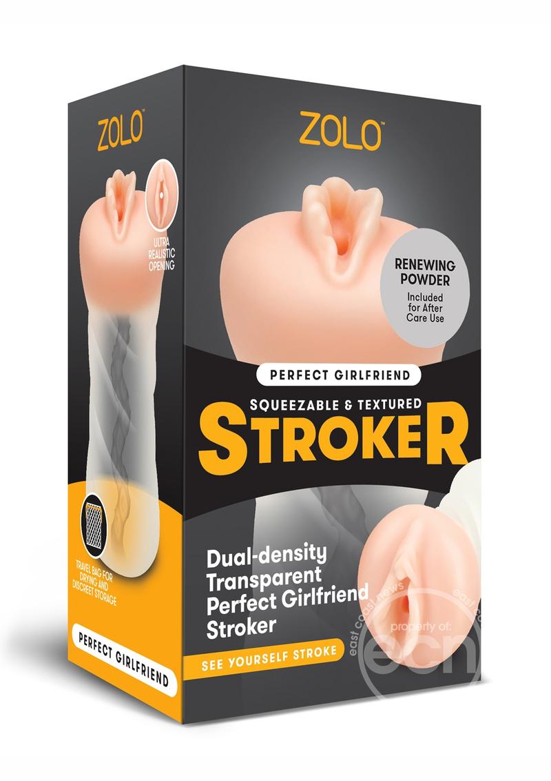 ZOLO Realistic Squeezable & Textured Stroker