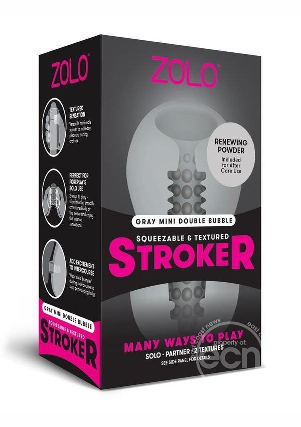 ZOLO Squeezable Mini Double Bubble Masturbator