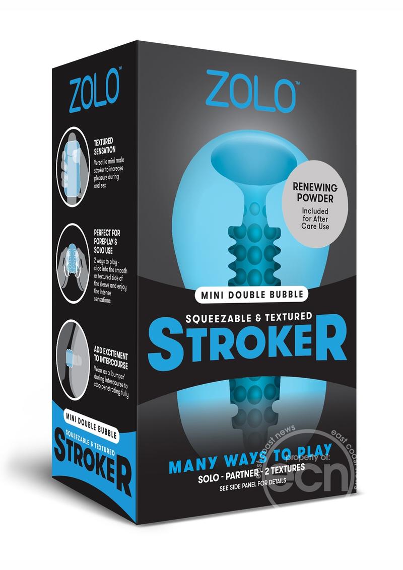 ZOLO Squeezable Mini Double Bubble Masturbator