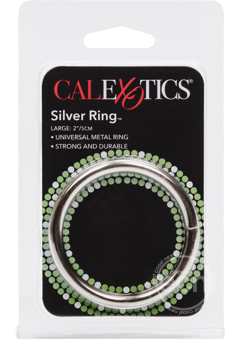 CalExotics Silver Cock Ring