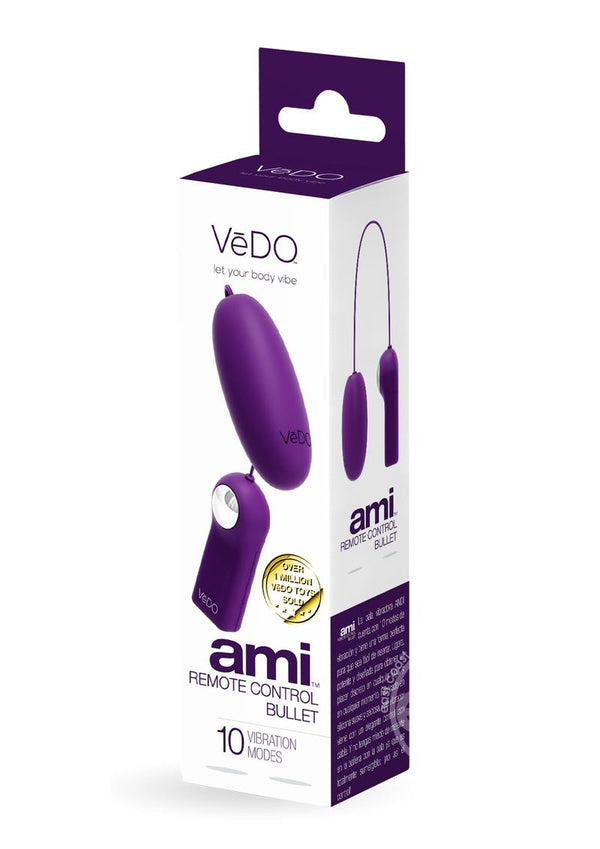 VeDO Ami Remote Control Silicone Bullet Vibrator