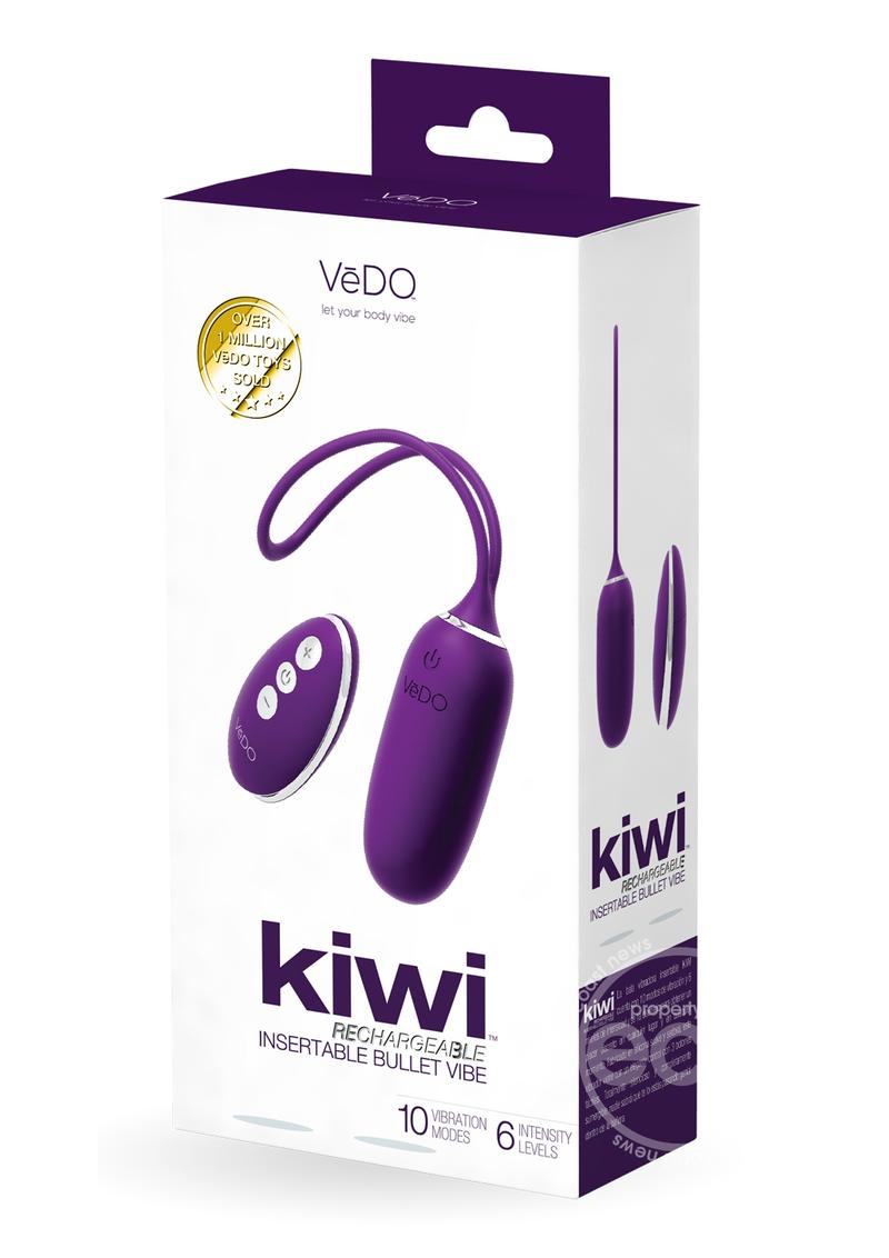 VeDO Kiwi Rechargeable Silicone Insertable Bullet Vibrator