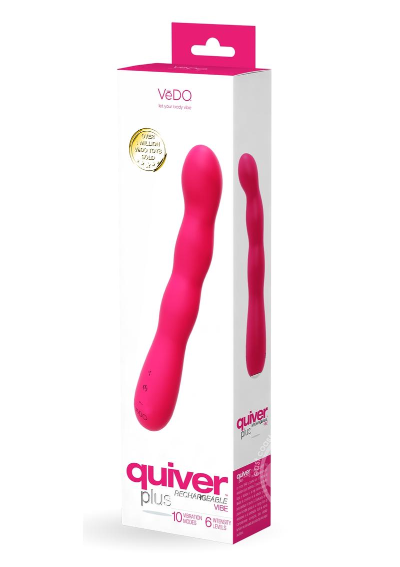 VeDO Quiver Plus Rechargeable Silicone Vibrator