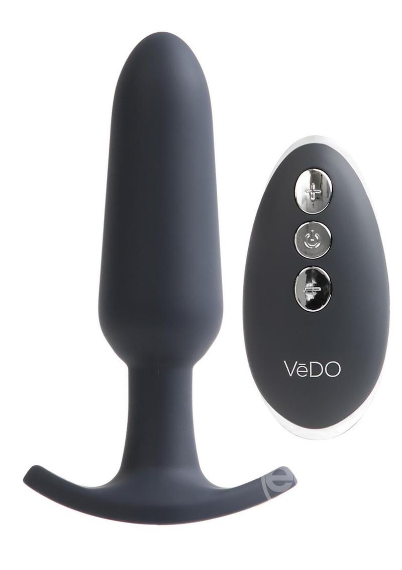 VeDO Bump Plus Rechargeable Silicone Anal Vibrator with Remote Control