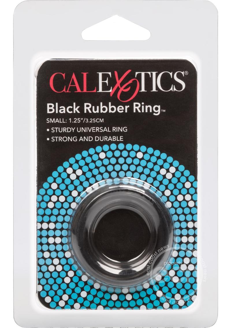 CalExotics Black Rubber Cock Rings