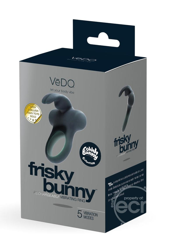 VeDO Frisky Bunny Rechargeable Silicone Vibrating Cock Ring