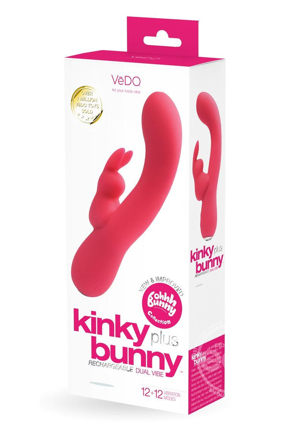 VeDO Kinky Bunny Plus Rechargeable Silicone Rabbit Vibrator